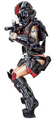 Air Cannon Attack Pinup Girl